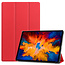 Tablet Hoes geschikt voor Lenovo Tab P11 Pro 11.5 inch - Tri-Fold Book Case - Cover met Auto/Wake Functie - Rood