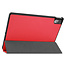 Tablet Hoes geschikt voor Lenovo Tab P11 Pro 11.5 inch - Tri-Fold Book Case - Cover met Auto/Wake Functie - Rood