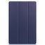 Tablet Hoes geschikt voor Lenovo Tab P11 Pro 11.5 inch - Tri-Fold Book Case - Cover met Auto/Wake Functie - Donker Blauw