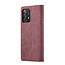 Caseme - Hoesje geschikt voor Samsung Galaxy A73 5G - Wallet Book Case - Magneetsluiting -  Rood