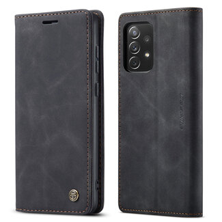 CaseMe Caseme - Hoesje geschikt voor Samsung Galaxy A73 5G - Wallet Book Case - Magneetsluiting - Zwart