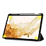 Case2go - Tablet hoes geschikt voor Samsung Galaxy Tab S8 Plus (2022) - 12.4 inch - Flexibel TPU - Tri-Fold Book Case - Met pencil houder - Don't Touch Me