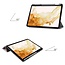 Case2go - Tablet hoes geschikt voor Samsung Galaxy Tab S8 Plus (2022) - 12.4 inch - Flexibel TPU - Tri-Fold Book Case - Met pencil houder - Eiffeltoren