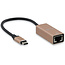 LMP - USB-C naar Gigabit Ethernet Adapter - Goud