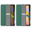 Case2go - Tablet hoes geschikt voor Samsung Galaxy Tab S6 Lite - Tri-Fold Book Case met Stylus Pen houder - Groen