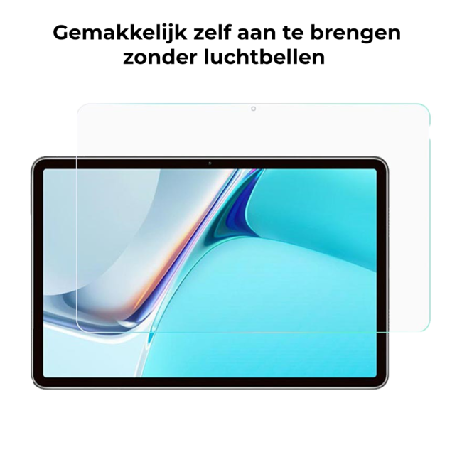 Tablet screenprotector geschikt voor Huawei MatePad 11 (2021) - Case-friendly screenprotector - 2 stuks - Tempered Glass - Transparant
