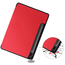 Case2go - Tablet hoes geschikt voor Samsung Galaxy Tab S8 (2022) - 11 inch - Flexibel TPU - Tri-Fold Book Case - Met pencil houder - Rood