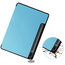 Case2go - Tablet hoes geschikt voor Samsung Galaxy Tab S8 (2022) - 11 inch - Flexibel TPU - Tri-Fold Book Case - Met pencil houder - Licht Blauw