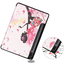 Case2go - Tablet hoes geschikt voor Samsung Galaxy Tab S8 (2022) - 11 inch - Flexibel TPU - Tri-Fold Book Case - Met pencil houder - Flower Fairy