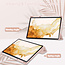 Case2go - Tablet Hoes geschikt voor Samsung Galaxy Tab S8 (2022) - Tri-Fold Transparante Cover - Met Pencil Houder - Roze