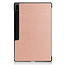 Case2go - Tablet Hoes geschikt voor Samsung Galaxy Tab S8 Ultra (2022) - Auto Wake Functie - Tri-Fold Book Case - Roze