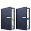 Case2go - Hoes geschikt voor Samsung Galaxy Tab S8 (2022) - PU Leer Folio Book Case - Donker Blauw