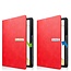Case2go - Hoes geschikt voor Samsung Galaxy Tab S8 Plus (2022) - PU Leer Folio Book Case - Rood