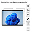 Tablet screenprotector geschikt voor Microsoft Surface Pro 8 - Case-friendly screenprotector - 2 stuks - Tempered Glass - Transparant