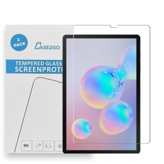 Case2go Case2go - 2-pack Screenprotector geschikt voor Samsung Galaxy Tab S8 Plus - Transparant