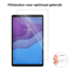 Case2go - Tablet Screenprotector geschikt voor Lenovo Tab M10 HD - 2e Generatie - 10.1 Inch (TB-X306) - 2-pack - Tempered Glass - Case Friendly - Transparant
