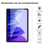 Tablet screenprotector geschikt voor Samsung Galaxy Tab A7 (2020) - Case-friendly screenprotector - 2 stuks - Tempered Glass - Transparant