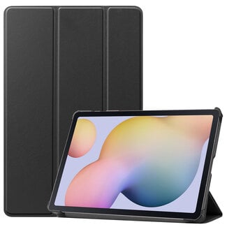 Case2go Case2go - Tablet Hoes geschikt voor Samsung Galaxy Tab S7 Hoes (2020) - Tri-Fold Book Case - Zwart