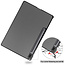 Tablet hoes & Screenprotector geschikt voor Samsung Galaxy Tab S8 Plus - 12.4 Inch - Auto Wake/Sleep functie - Grijs