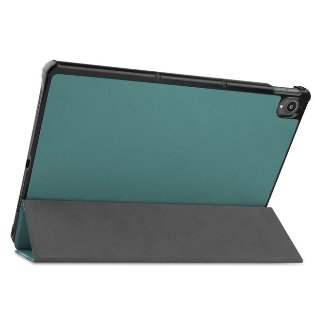 Tablet hoes & Screenprotector geschikt voor Lenovo Tab P11 - 11 Inch - Auto Wake/Sleep functie - Groen