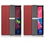 Tablet hoes & Screenprotector geschikt voor Lenovo Tab P11 - 11 Inch - Auto Wake/Sleep functie - Donker Rood