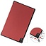 Tablet hoes & Screenprotector geschikt voor Lenovo Tab P11 - 11 Inch - Auto Wake/Sleep functie - Donker Rood