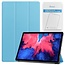 Tablet hoes & Screenprotector geschikt voor Lenovo Tab P11 - 11 Inch - Auto Wake/Sleep functie - Licht Blauw