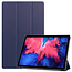 Tablet hoes & Screenprotector geschikt voor Lenovo Tab P11 - 11 Inch - Auto Wake/Sleep functie - Donker Blauw