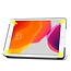 Tablet Hoes & Screenprotector voor iPad (2021, 2020 & 2019) tablet hoes en screenprotector - 2 in 1 cover - 10.2 inch - Tri-Fold Book Case - Wit