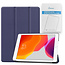 Tablet Hoes & Screenprotector voor iPad (2021, 2020 & 2019) tablet hoes en screenprotector - 2 in 1 cover - 10.2 inch - Tri-Fold Book Case - Donker Blauw