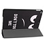 Tablet Hoes & Screenprotector voor iPad (2021, 2020 & 2019) tablet hoes en screenprotector - 2 in 1 cover - 10.2 inch - Tri-Fold Book Case - Don't touch me