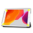 Tablet Hoes & Screenprotector voor iPad (2021, 2020 & 2019) tablet hoes en screenprotector - 2 in 1 cover - 10.2 inch - Tri-Fold Book Case - Zwart