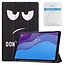 Tablet hoes & Screenprotector geschikt voor Lenovo Tab M10 (TB-X306F) - 10.1 Inch - Auto Wake/Sleep functie - Don't touch me