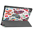 Tablet hoes & Screenprotector geschikt voor Lenovo Tab M10 (TB-X306F) - 10.1 Inch - Auto Wake/Sleep functie - Vlinders
