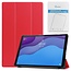 Tablet hoes & Screenprotector geschikt voor Lenovo Tab M10 (TB-X306F) - 10.1 Inch - Auto Wake/Sleep functie - Rood