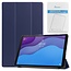 Tablet hoes & Screenprotector geschikt voor Lenovo Tab M10 (TB-X306F) - 10.1 Inch - Auto Wake/Sleep functie - Donker Blauw