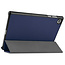 Tablet hoes & Screenprotector geschikt voor Lenovo Tab M10 (TB-X306F) - 10.1 Inch - Auto Wake/Sleep functie - Donker Blauw