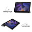 Tablet hoes & Screenprotector geschikt voor Samsung Galaxy Tab A8 - 10.5 Inch - Auto Wake/Sleep functie - Good Night