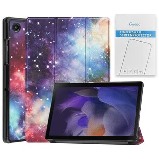 Case2go Tablet hoes & Screenprotector geschikt voor Samsung Galaxy Tab A8 - 10.5 Inch - Auto Wake/Sleep functie - Galaxy