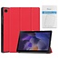 Tablet hoes & Screenprotector geschikt voor Samsung Galaxy Tab A8 - 10.5 Inch - Auto Wake/Sleep functie - Rood