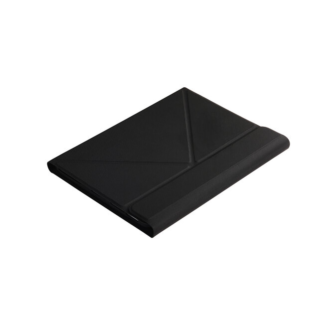 Case2go - Draadloze Bluetooth toetsenbord Tablet hoes geschikt voor Apple iPad Air 11 (2024) / iPad Air 10.9 (2022) met RGB verlichting en Stylus Pen Houder - Zwart