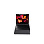 Case2go - Draadloze Bluetooth toetsenbord Tablet hoes geschikt voor Apple iPad Air 11 (2024) / iPad Air 10.9 (2022) met RGB verlichting en Stylus Pen Houder - Zwart
