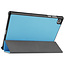 Tablet hoes & 2-Pack Screenprotector geschikt voor Lenovo Tab M10 - 10.1 Inch - Auto Wake/Sleep functie - Licht Blauw