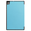 Tablet hoes & 2-Pack Screenprotector geschikt voor Lenovo Tab M10 - 10.1 Inch - Auto Wake/Sleep functie - Licht Blauw