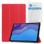 Tablet hoes & 2-Pack Screenprotector geschikt voor Lenovo Tab M10 - 10.1 Inch - Auto Wake/Sleep functie - Rood