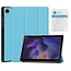 Tablet hoes & 2-Pack Screenprotector geschikt voor Samsung Galaxy Tab A8 - 10.5 Inch - Auto Wake/Sleep functie - Licht Blauw