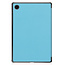 Tablet hoes & 2-Pack Screenprotector geschikt voor Samsung Galaxy Tab A8 - 10.5 Inch - Auto Wake/Sleep functie - Licht Blauw