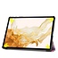 Tablet hoes & 2-Pack Screenprotector geschikt voor Samsung Galaxy Tab S8 Plus - 12.4 Inch - Auto Wake/Sleep functie - Galaxy