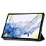 Tablet hoes & 2-Pack Screenprotector geschikt voor Samsung Galaxy Tab S8 - 11 Inch - Auto Wake/Sleep functie - Zwart