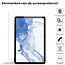 Tablet hoes & 2-Pack Screenprotector geschikt voor Samsung Galaxy Tab S8 - 11 Inch - Auto Wake/Sleep functie - Zwart